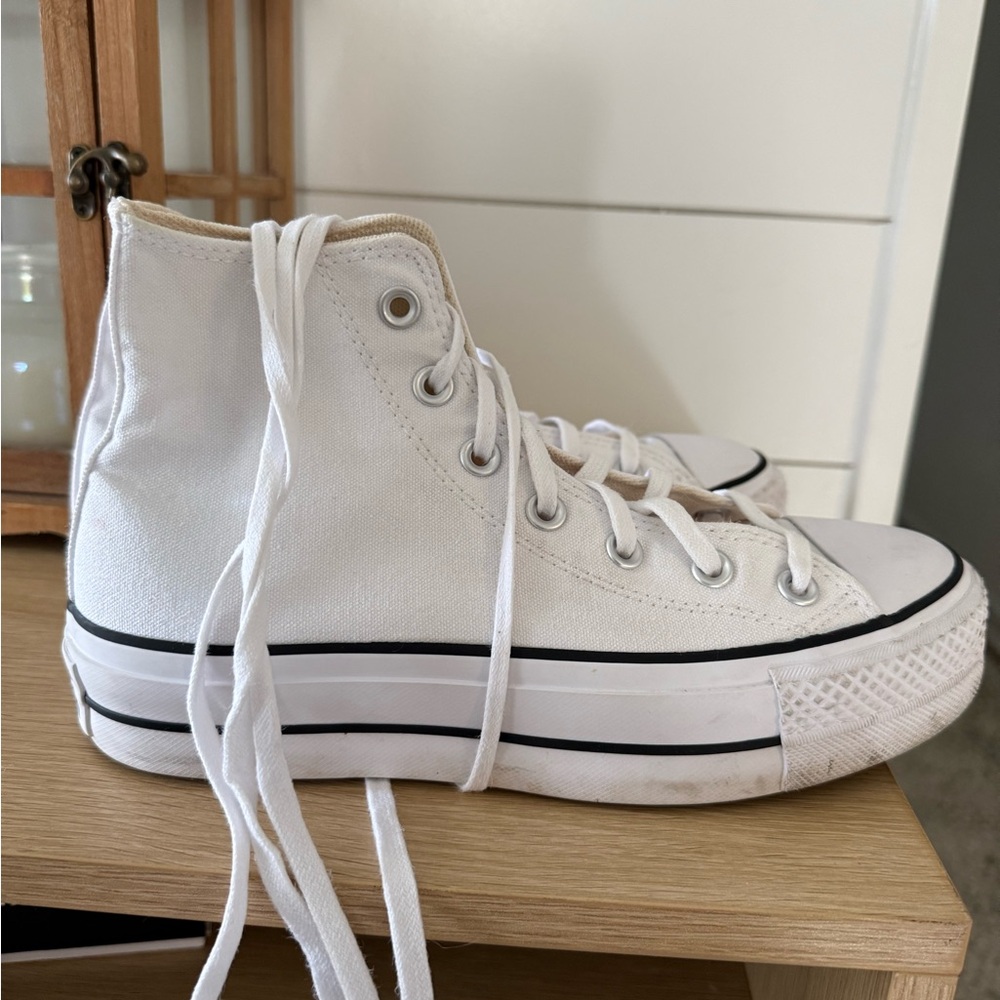 White High-Top Sneakers Converse